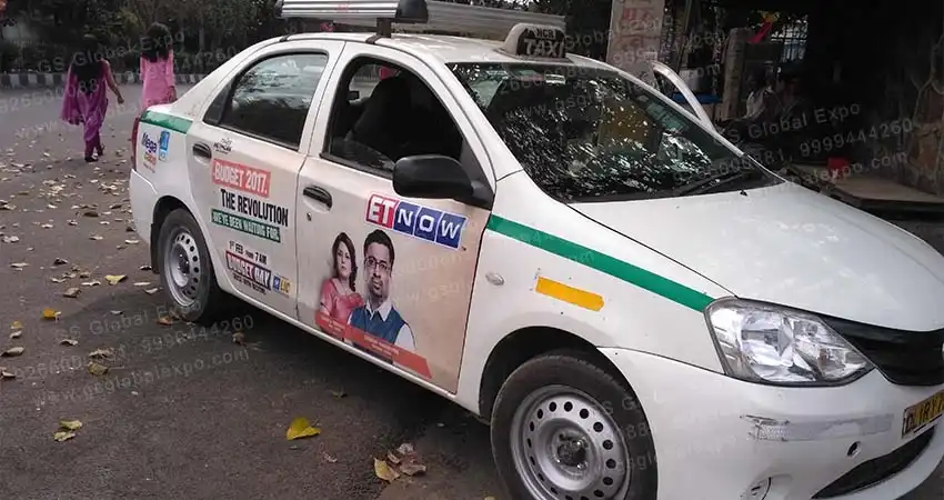 Taxi Cab Advertising agency in delhi